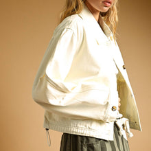 Load image into Gallery viewer, Cotton Jacket with Adjustable Cuffs ~ Navy