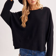 Load image into Gallery viewer, Oversized Batwing Knit Sweater