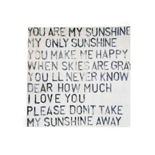 Load image into Gallery viewer, You Are My Sunshine Art Poster 8"x8"