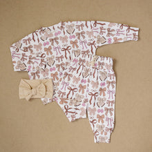 Load image into Gallery viewer, Jogger Set | Mocha Bows