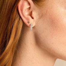 Load image into Gallery viewer, Mom Baguette Stud Earrings