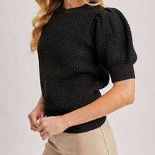 Load image into Gallery viewer, Puff Sleeved Open Knit Sweater