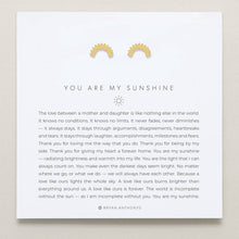 Load image into Gallery viewer, You Are My Sunshine Earrings
