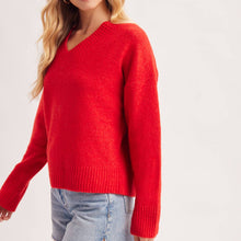Load image into Gallery viewer, V-neck Knit Sweater