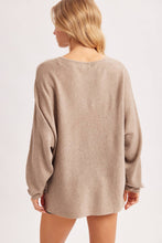 Load image into Gallery viewer, Oversized Batwing Knit Sweater
