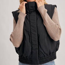Load image into Gallery viewer, Bomber Puffer Vest ~ SALE