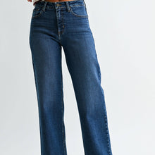 Load image into Gallery viewer, Classic Mid Rise Straight - Just Black Denim Dark Denim