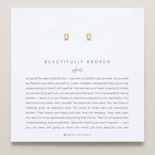 Load image into Gallery viewer, Beautifully Broken Baguette Stud Earrings