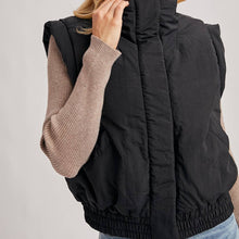Load image into Gallery viewer, Bomber Puffer Vest ~ SALE