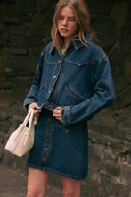 Load image into Gallery viewer, Western-Inspired Indigo Denim Jacket
