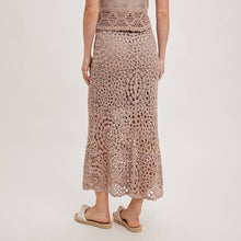 Load image into Gallery viewer, Crochet Midi Skirt