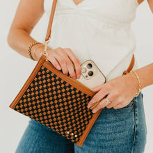 Load image into Gallery viewer, Veda Woven Crossbody and Clutch Bag