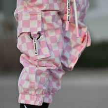 Load image into Gallery viewer, Pink Checker Cargos