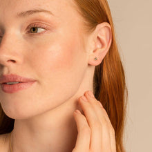 Load image into Gallery viewer, Beautifully Broken Baguette Stud Earrings