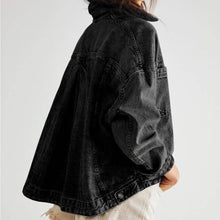 Load image into Gallery viewer, Washed Oversize Pocketed Denim Jacket