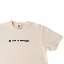 Load image into Gallery viewer, Be Kind to Yourself. Women's Garment-Dyed Boxy Crew