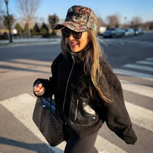 Load image into Gallery viewer, "mother." Embroidered Trucker Hat - Tree Camo