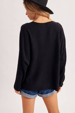 Load image into Gallery viewer, Oversized Batwing Knit Sweater