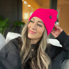 Load image into Gallery viewer, Strong as a mother™ Beanie - Neon Fuchsia