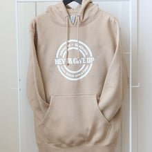 Load image into Gallery viewer, Advocate. Resilience. Never Give Up. Heavyweight Hoodie