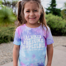 Load image into Gallery viewer, Always Presume Competence Toddler Crew ~ Tie-Dye
