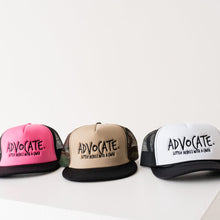 Load image into Gallery viewer, Advocate. Trucker Hats