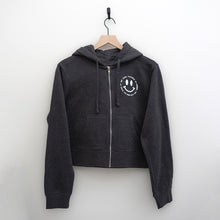 Load image into Gallery viewer, Stand Up & Stand Together. Women's Boxy Zip Hoodie CJF x LR