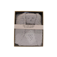 Load image into Gallery viewer, "I made a wish and you came true." Bunny Baby Lovey Blanket