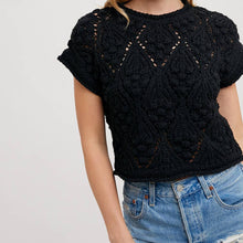 Load image into Gallery viewer, Knit Short Sleeved Sweater