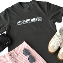 Load image into Gallery viewer, Autistic Ally Tee~ Garment-Dyed Pepper