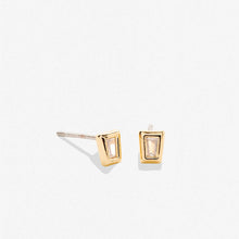 Load image into Gallery viewer, Beautifully Broken Baguette Stud Earrings