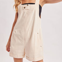 Load image into Gallery viewer, Zipper Front Shortalls