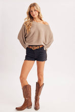 Load image into Gallery viewer, Oversized Batwing Knit Sweater