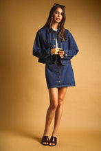 Load image into Gallery viewer, Western-Inspired Indigo Denim Jacket