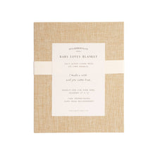 Load image into Gallery viewer, "You are loved, little one." Bunny Baby Lovey Blanket