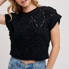 Load image into Gallery viewer, Knit Short Sleeved Sweater