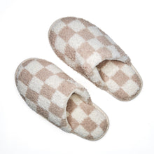 Load image into Gallery viewer, Local Beach Checker Cozy Slippers