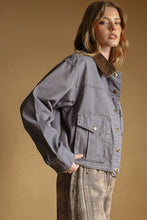 Load image into Gallery viewer, Utility Jacket with Contrast Collar