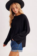 Load image into Gallery viewer, Oversized Batwing Knit Sweater