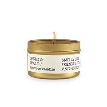 Load image into Gallery viewer, Spiked & Spiced (Red Wine & Cinnamon) Travel Tin Candle