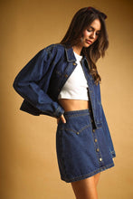 Load image into Gallery viewer, Western-Inspired Indigo Denim Jacket