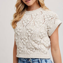 Load image into Gallery viewer, Knit Short Sleeved Sweater