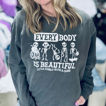 Load image into Gallery viewer, EVERYbody is BEAUTIFUL. Garment-Dyed Sweatshirt