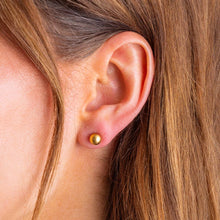 Load image into Gallery viewer, Stud Earrings - Gold-Plated Round Balls - Stella