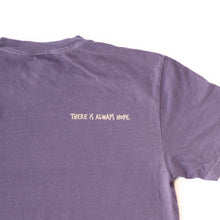 Load image into Gallery viewer, there is always hope. Garment-Dyed Tee ~ wine
