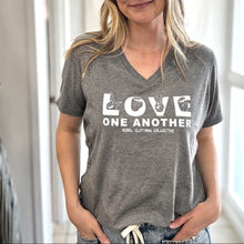 Load image into Gallery viewer, LOVE One Another. Women's Triblend V-neck