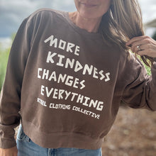Load image into Gallery viewer, More Kindness Changes Everything. Garment-Dyed Boxy Sweatshirt
