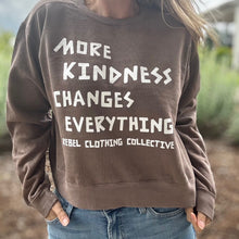 Load image into Gallery viewer, More Kindness Changes Everything. Garment-Dyed Boxy Sweatshirt