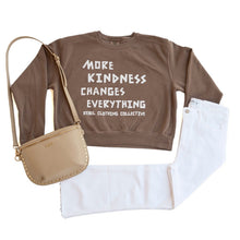 Load image into Gallery viewer, More Kindness Changes Everything. Garment-Dyed Boxy Sweatshirt