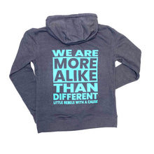 Load image into Gallery viewer, We Are More Alike Than Different. Lightweight Hoodie